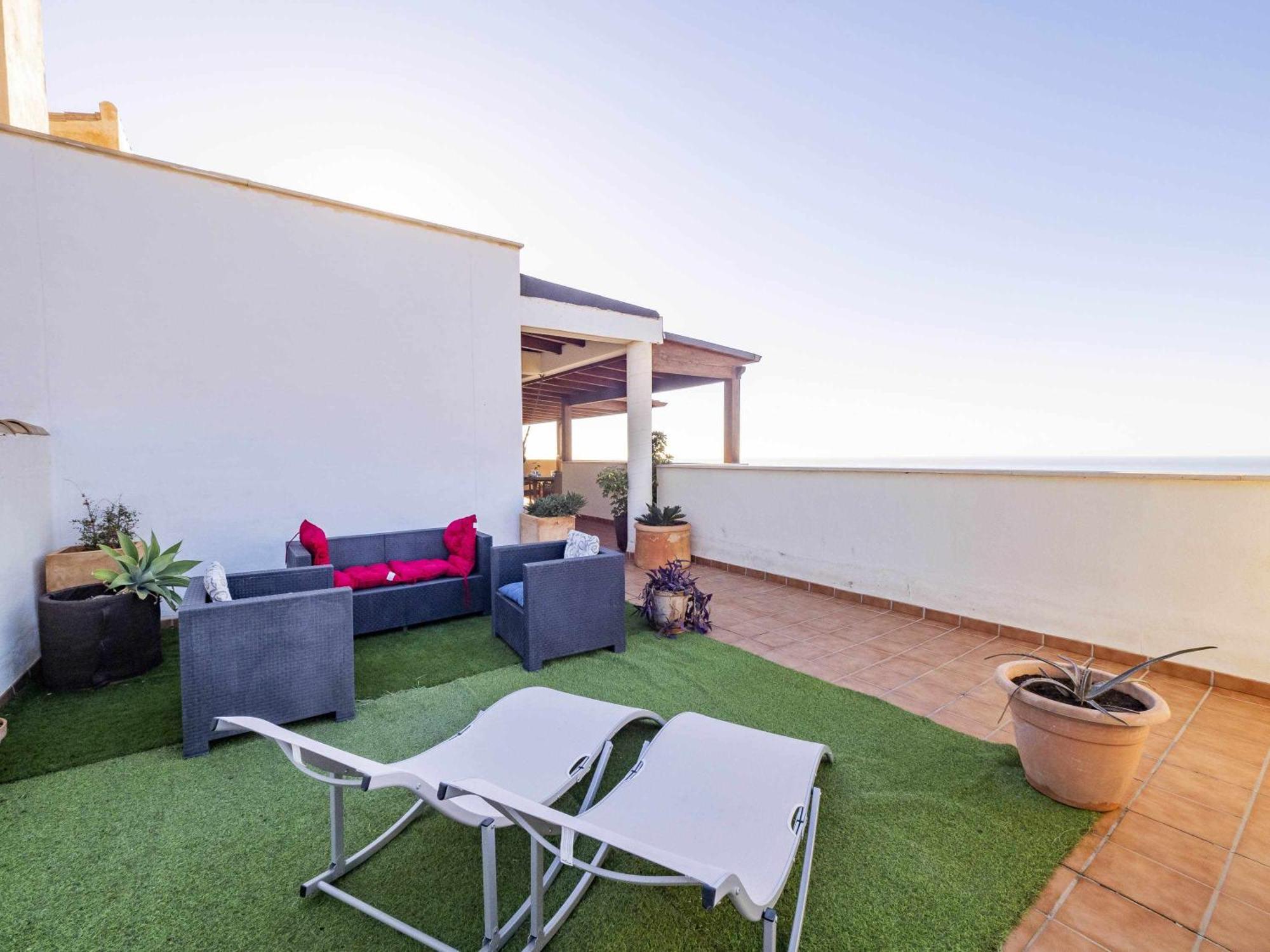 דירות מאלגה Atico Con Vistas Al Mar Piscina Y Parking מראה חיצוני תמונה