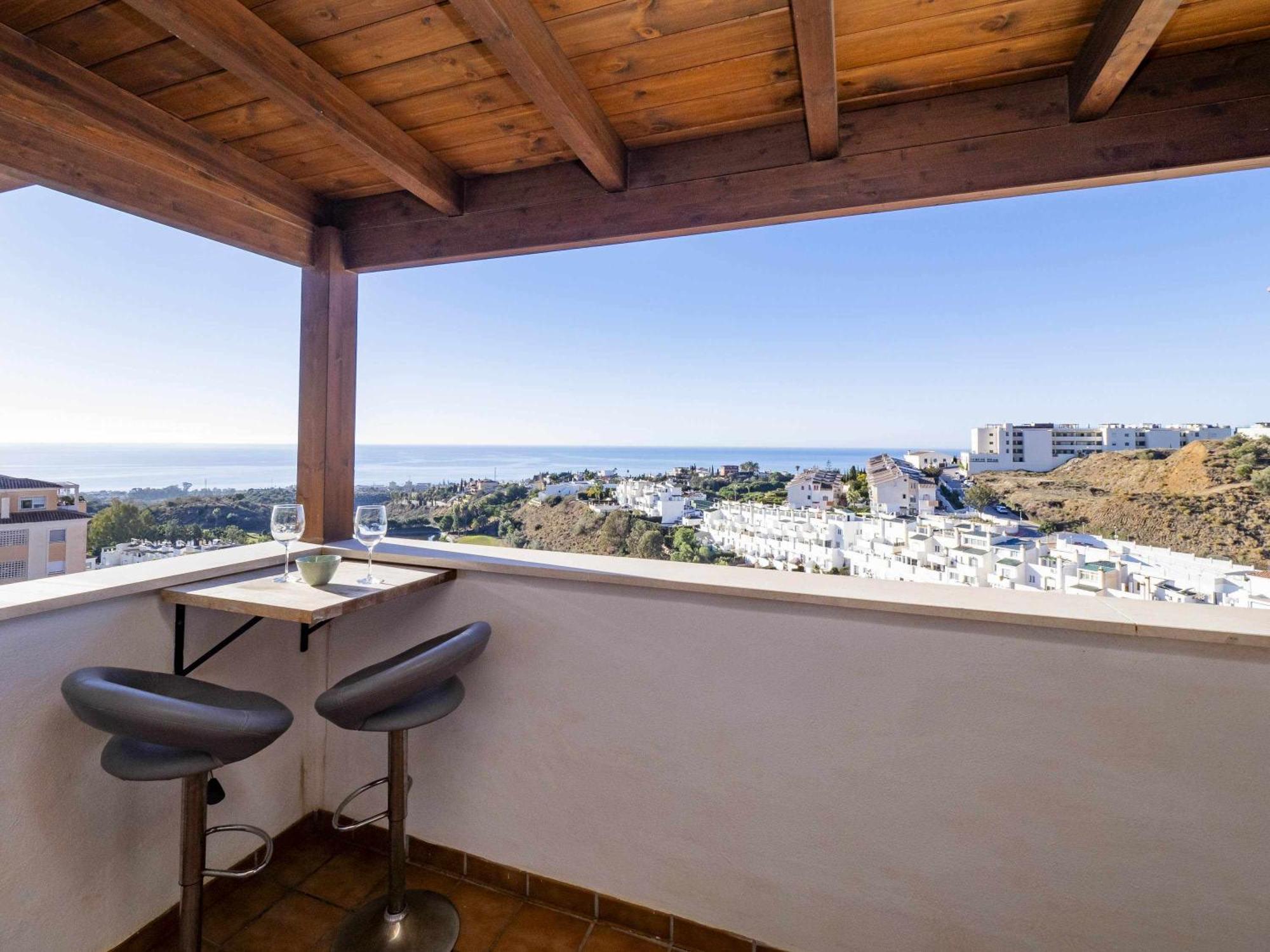 דירות מאלגה Atico Con Vistas Al Mar Piscina Y Parking מראה חיצוני תמונה