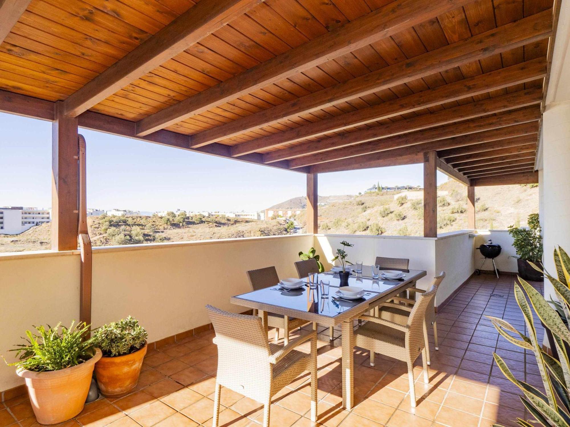 דירות מאלגה Atico Con Vistas Al Mar Piscina Y Parking מראה חיצוני תמונה